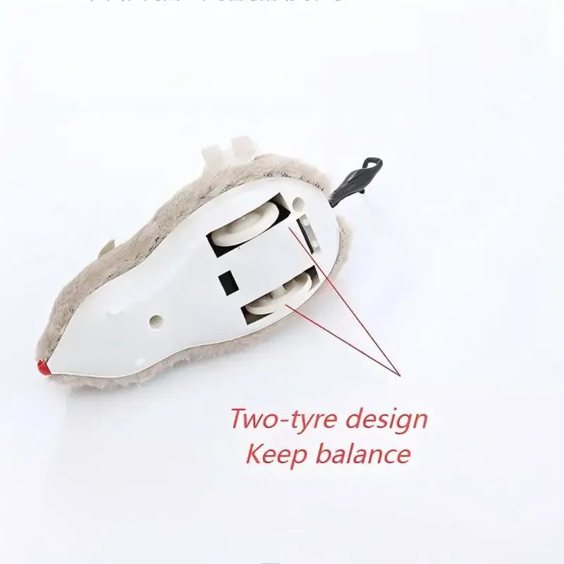 1Pc Funny Lifelike Plush Mouse Running Rat Toy for Cats Dogs Tail Mouse Pets Kids Random Color