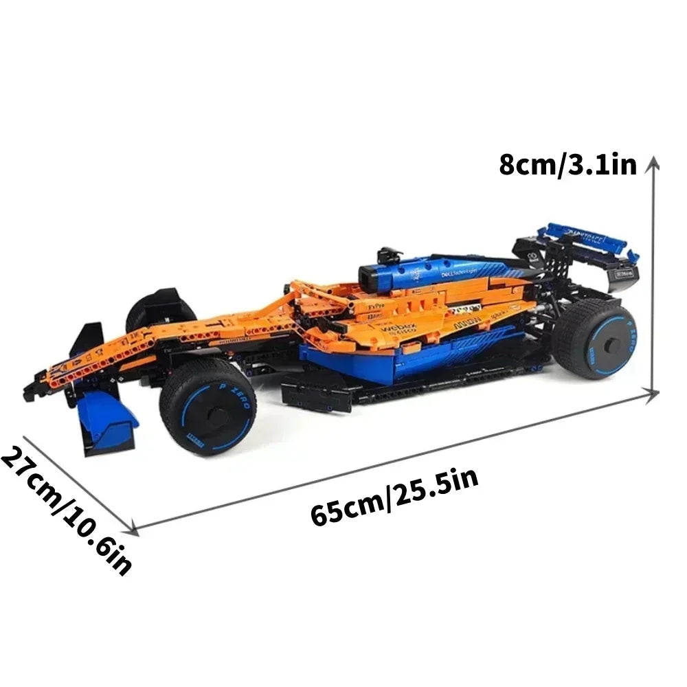 1642PCS F1 W14 Speed Car Building Blocks Kit | Technic Model Compatible 42171 | DIY Engineering Toys for Adults & Teens Gift