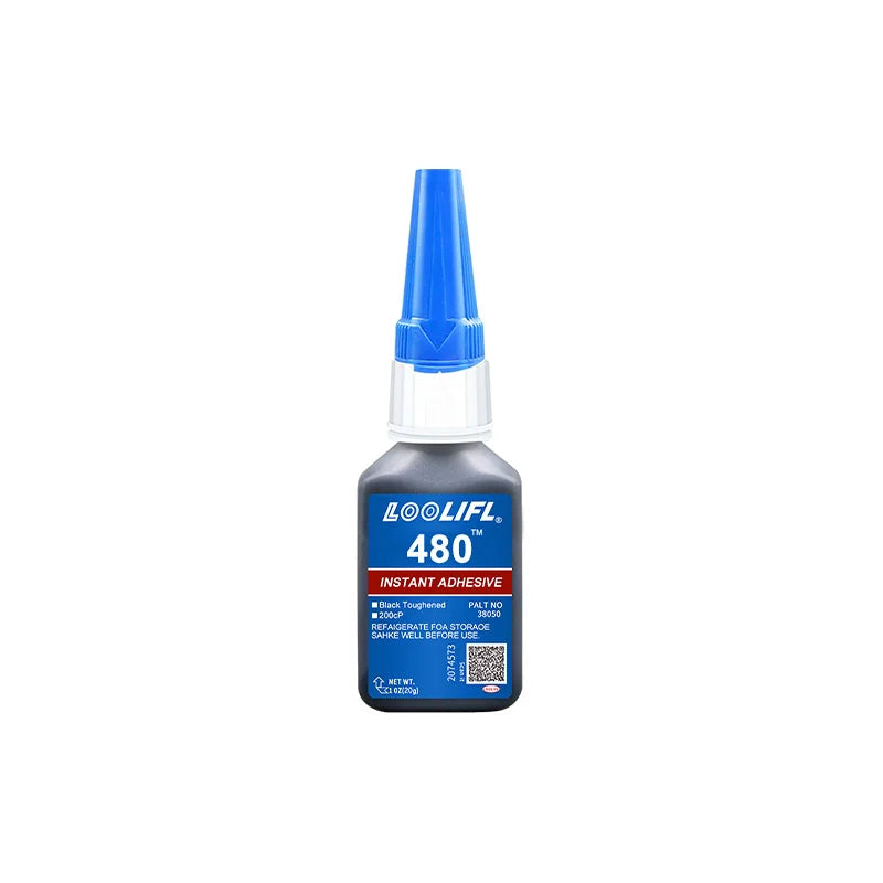 LOOLIFL 480 Black Super Black glue for Plastic Wood Metal tyres Rubber shoes Strong Adhesive Repair - Belvar