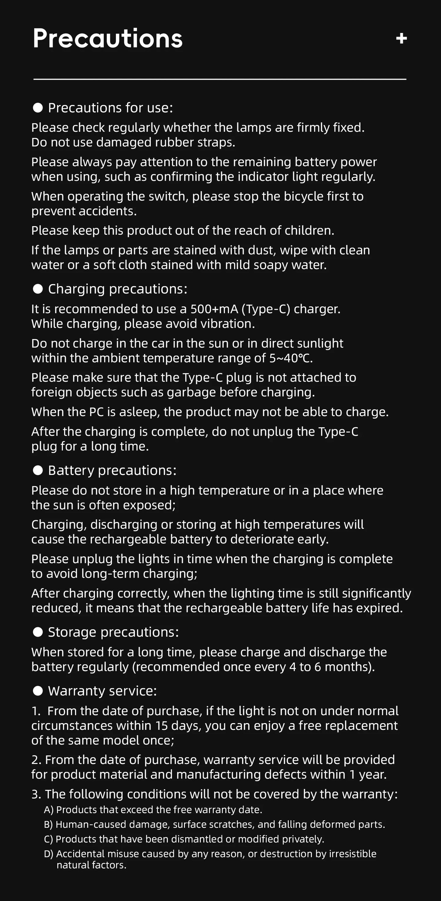 ROCKBROS Bicycle Light Magnetic Smart Tail Light Type-C Charge 7 modes 400mAh LED Lamp Beads Intelligent Brake Sensor Function