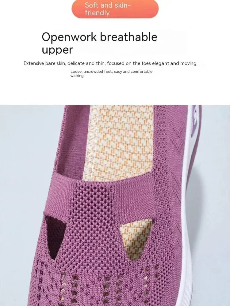 Orthopedic Shoes for Women Walking Shoes Slip On Arch Support Memory Foam Breathable Sneakers Summer Comfortable Casual Trainers - Belvar