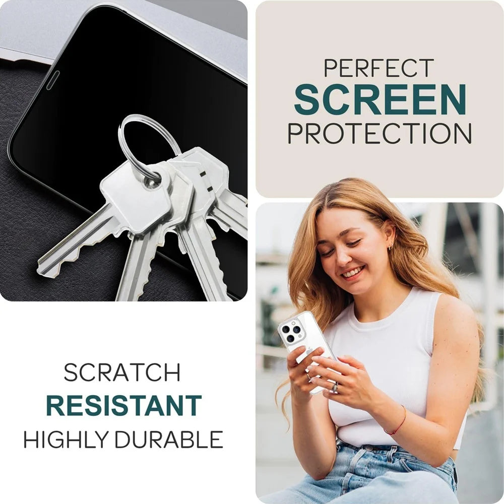 3+1 Screen Protector For iPhone 17 16e 16 15 14 13 Pro Max Tempered Glass For iPhone 16 15 14 Plus Protector Pantalla iPhone 11 13 12 Mini Pelicula Cristal templado iPhone 16e Camera Lens Film