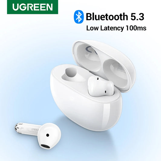 UGREEN HiTune H5 TWS Bluetooth Earphones Wireless Headphones TWS Earbuds Double Mic Call Noise Reduction In-Ear Handfree Earbuds
