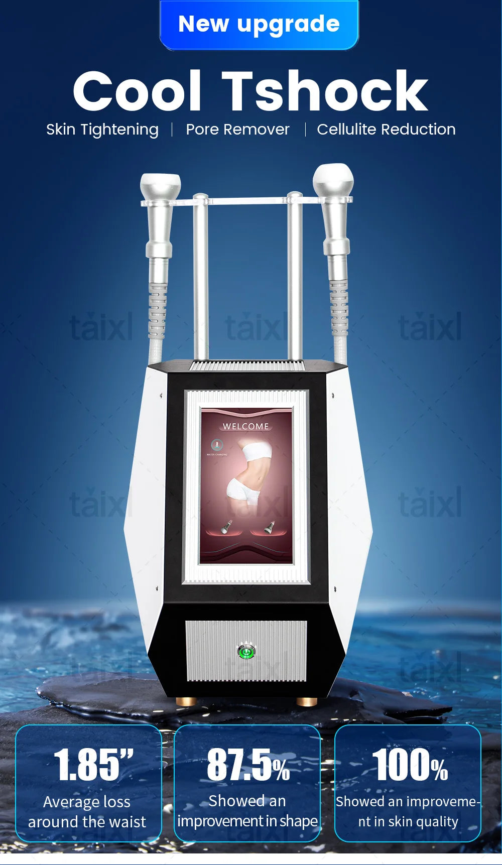 Professional Dual-Temperature Skin Contouring Device Portable Body Firming Equipment CE Certified Non-Invasive Cooling Tech