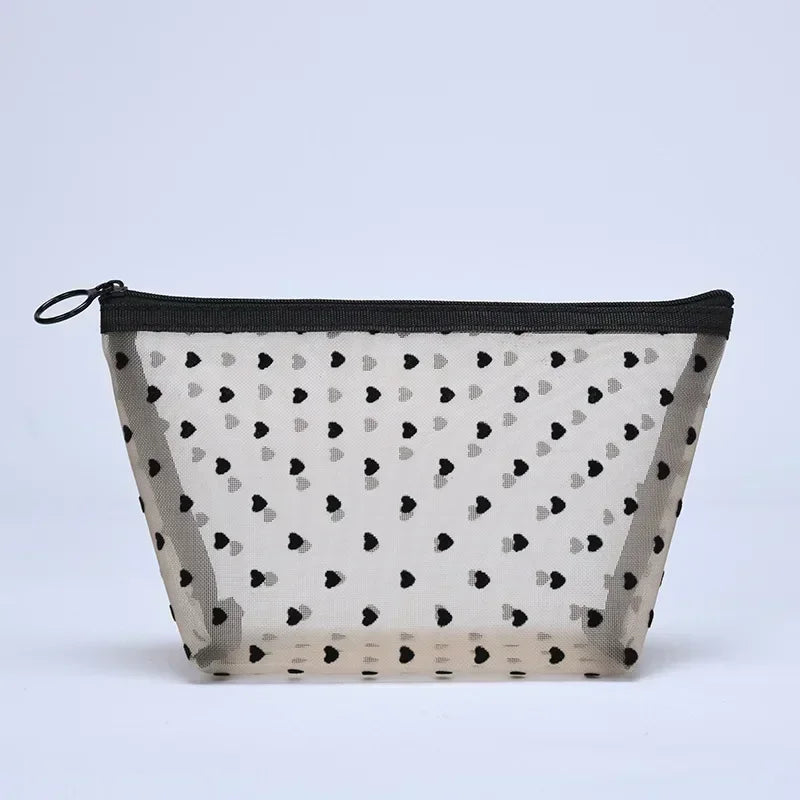 Women Lipstick Makeup Bags Small Large Mesh Transparent Cosmetic Bag Organizer for Cosmetics Storage Pencil Cases Neceser Pouch