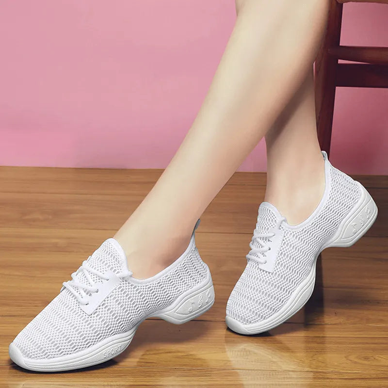 Woman Jazz Dancing Shoes Women Girl's Teacher's Latin Dance Shoes Ballroom Modern Salsa Practise Shoes Dance Lady Sneaker