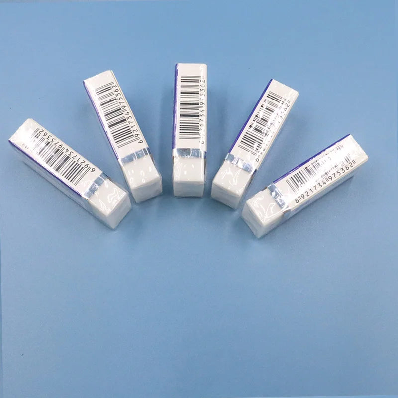 2B White PVC Student Eraser For Automatic pencil Regular pencil Clean and Mess Free Student Exam Office Sketch Soft Eraser for C
