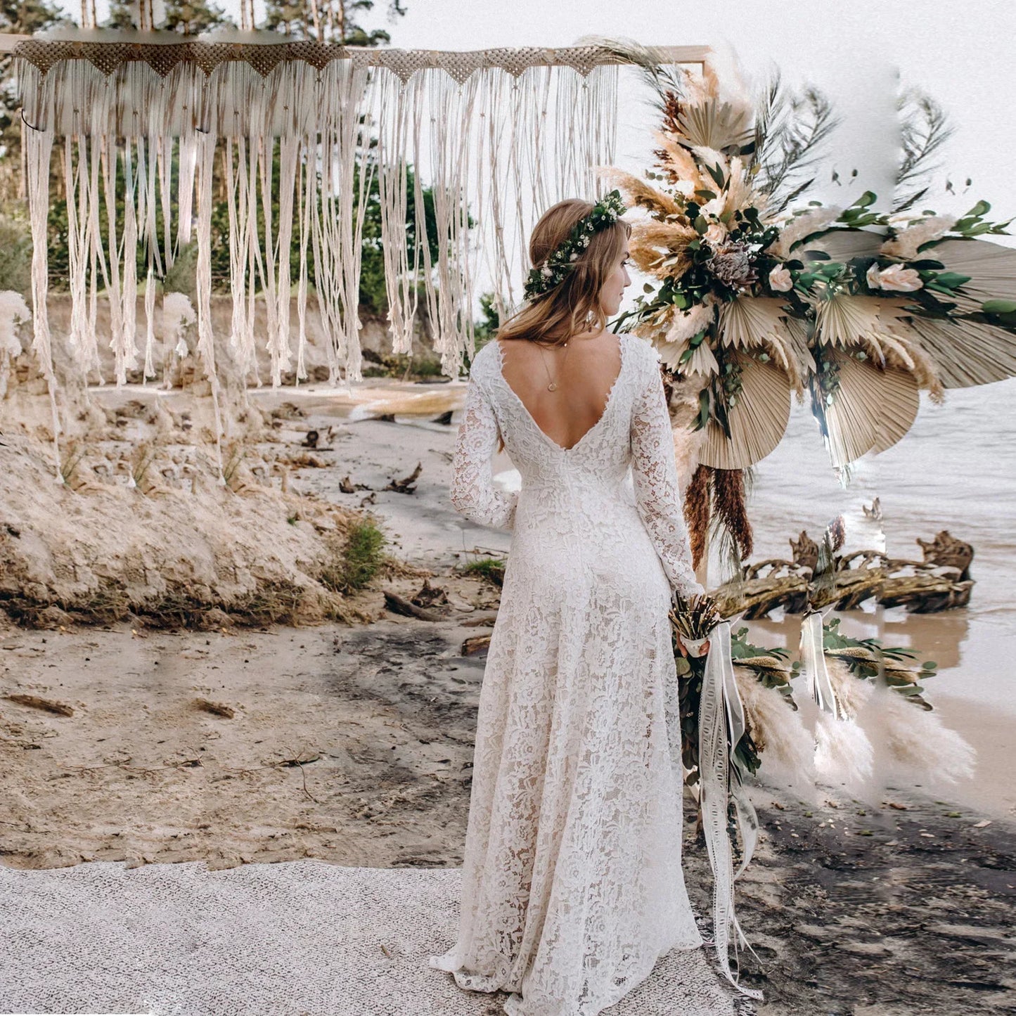 Pregnant Woman Evening Dress for Baby Shower Outfit Maternity Shooting Dresses Photography Elegant Ladies White Lace Maxi Robe