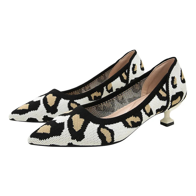 Women's high heels shoes  2025 new spring  / autumn / fashion beautiful breathable sweat absorbing comfortable shallow mouth p - Belvar