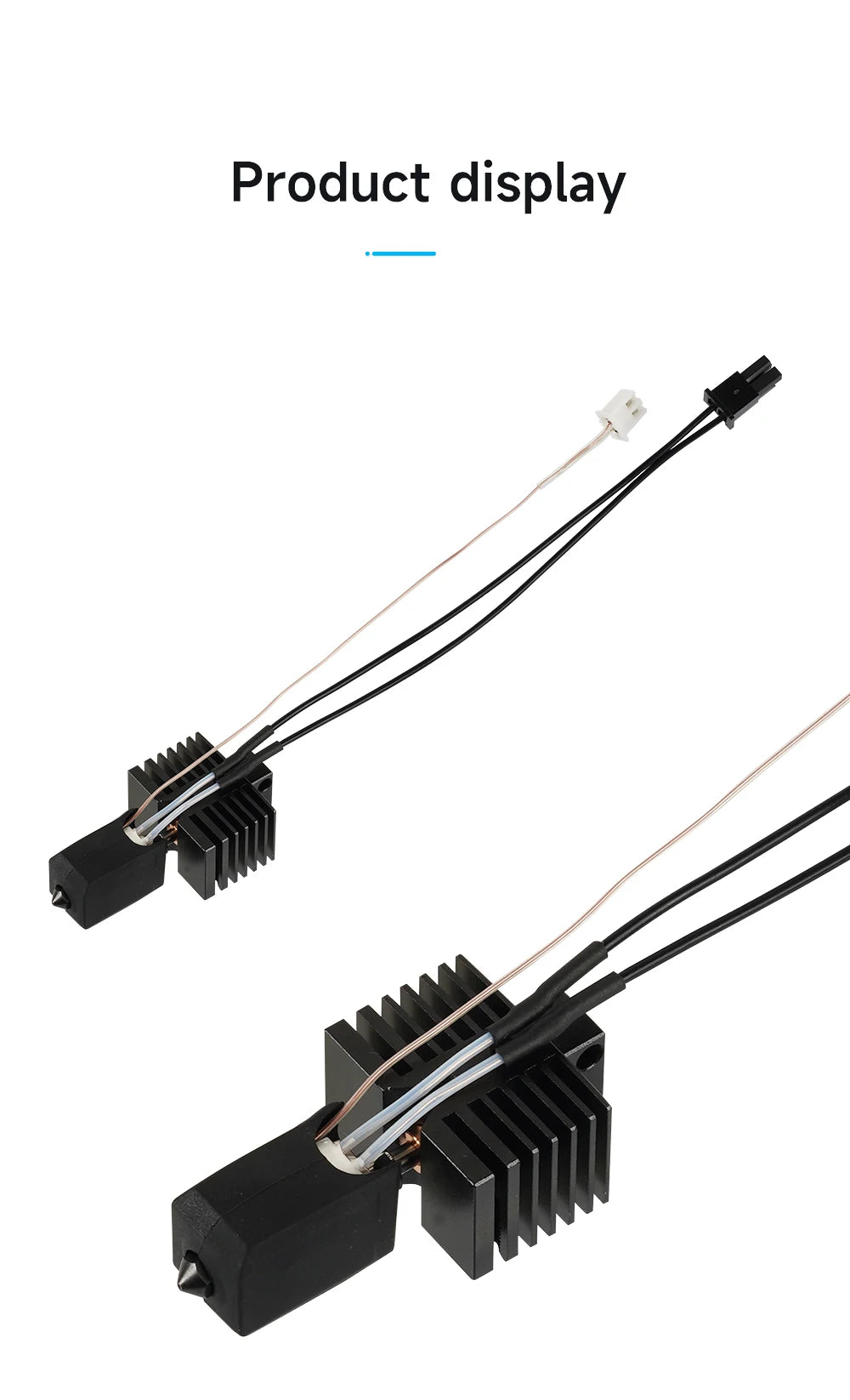 Upgraded Hotend Kit For Qidi X plus 3 / QIDI X max 3 / X smart 3 Hot End Ceramic Heating Rod Print Head For QIDI 3D Printer