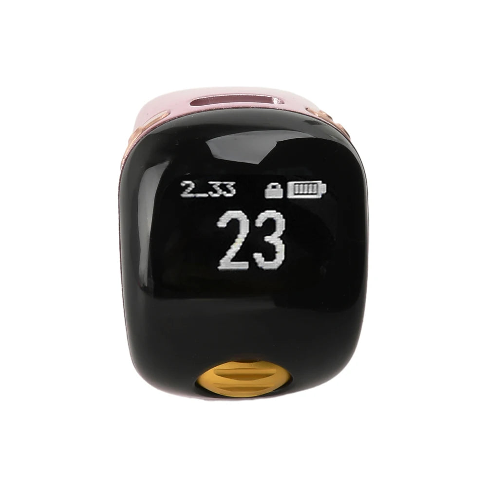 18/20/22mm Hand Press Electronic Digital Counting Counter Ethnic Style Portable Points Rechargeable Ring Ring Idea Tally Counter