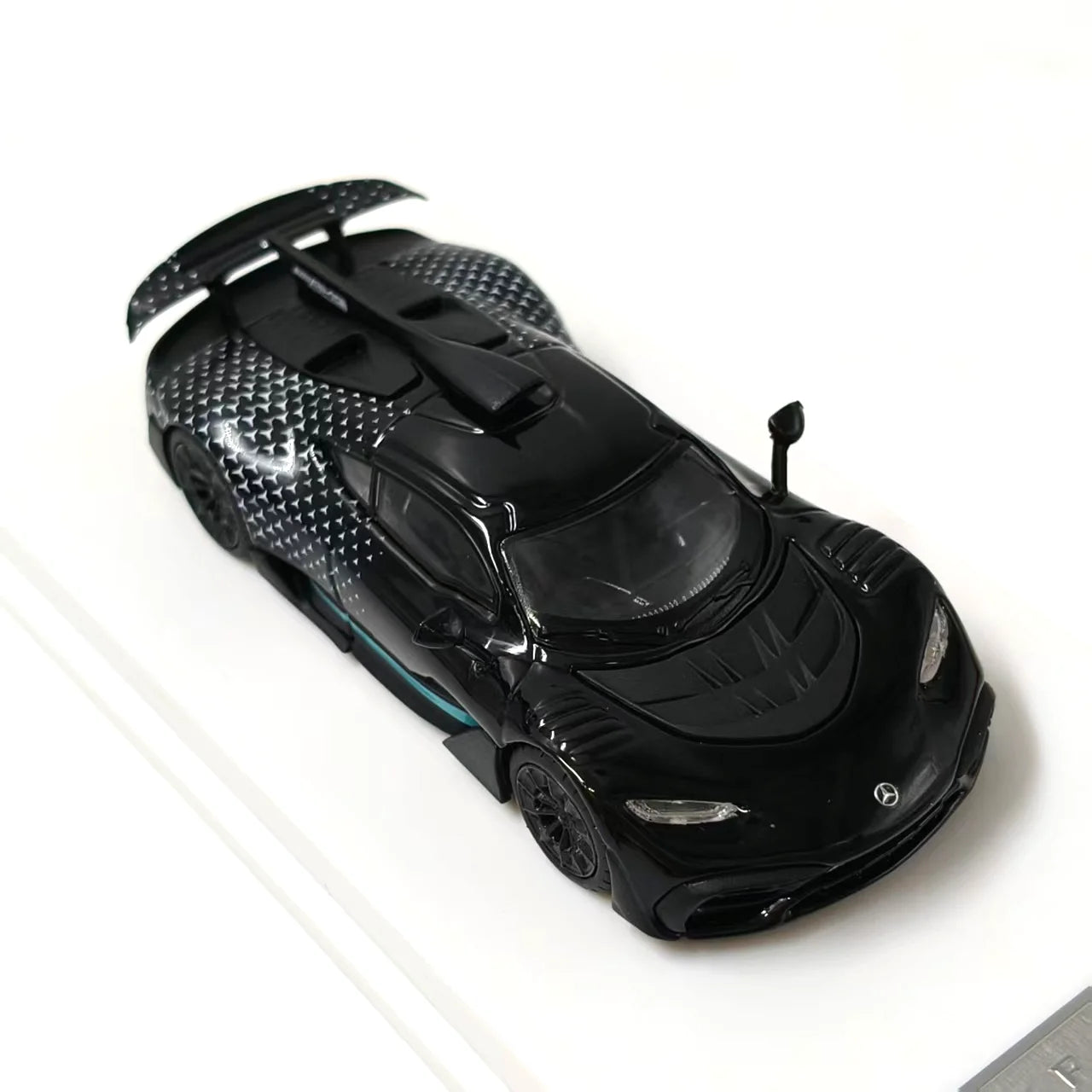 1:64 ONE Black supercar simulation alloy car model ornament road racing car