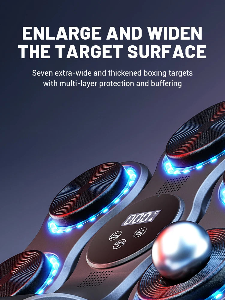 2025 New Music Boxing Machine Bluetooth Adult Electronic Wall Target HookPunch Equipment Target Wall Mounted Gym Home Equipment