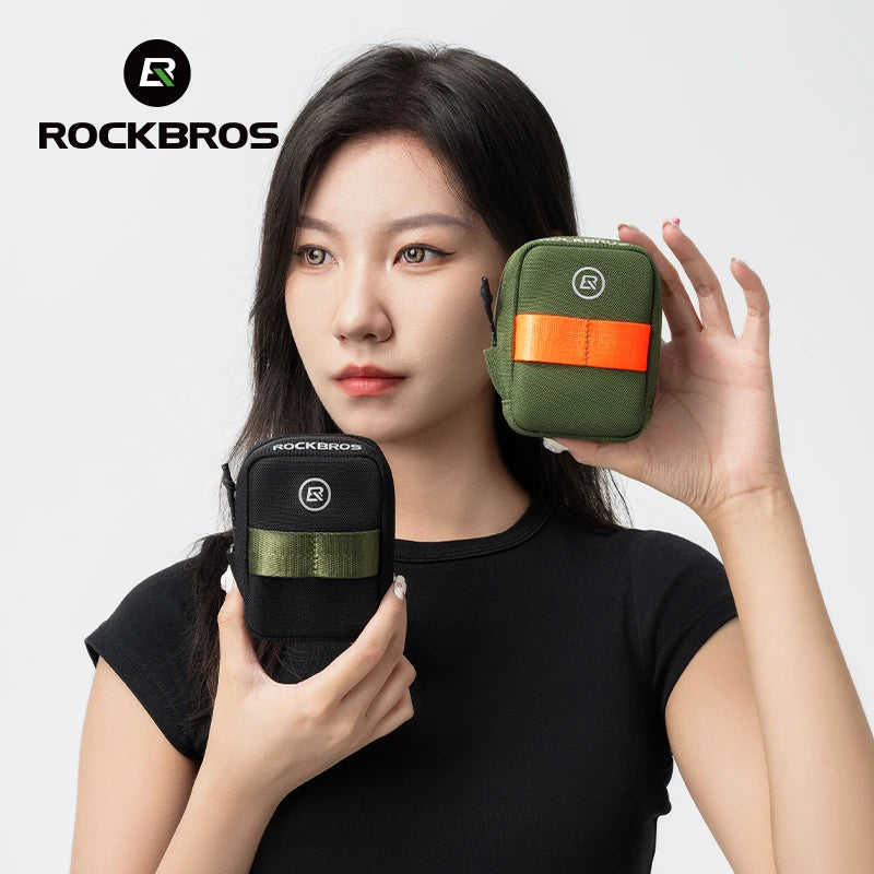 ROCKBROS Mini Bicycle Tail Bag Lightweight Portable Bike Storage Bag Small Tools Bag Road Bike Fashion Beautiful Bicycle Bags ﻿