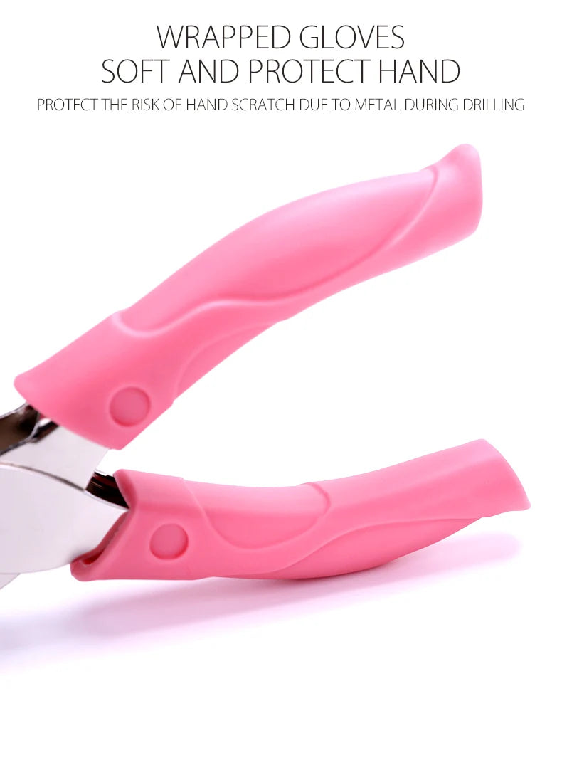 Tenwin 1PC School Office Metal Single Hole Love Star Puncher Hand Paper Punch For Scrapbooking Border Pore Cutter Paper tool