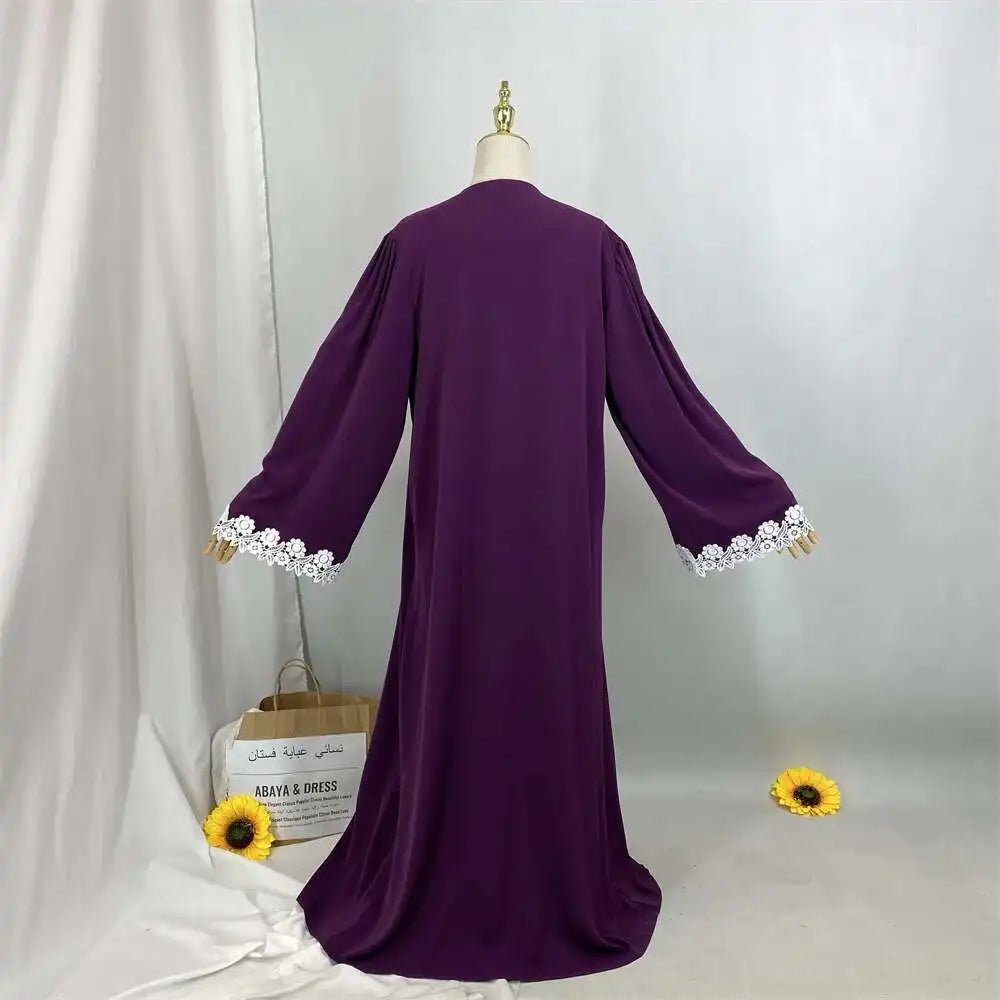 2025 Luxury Dubai Abaya Dress for Muslim Women Ramadan Eid Nida Arabia Holiday dress Jalabiya Clothing Islamic Modest Long Robe
