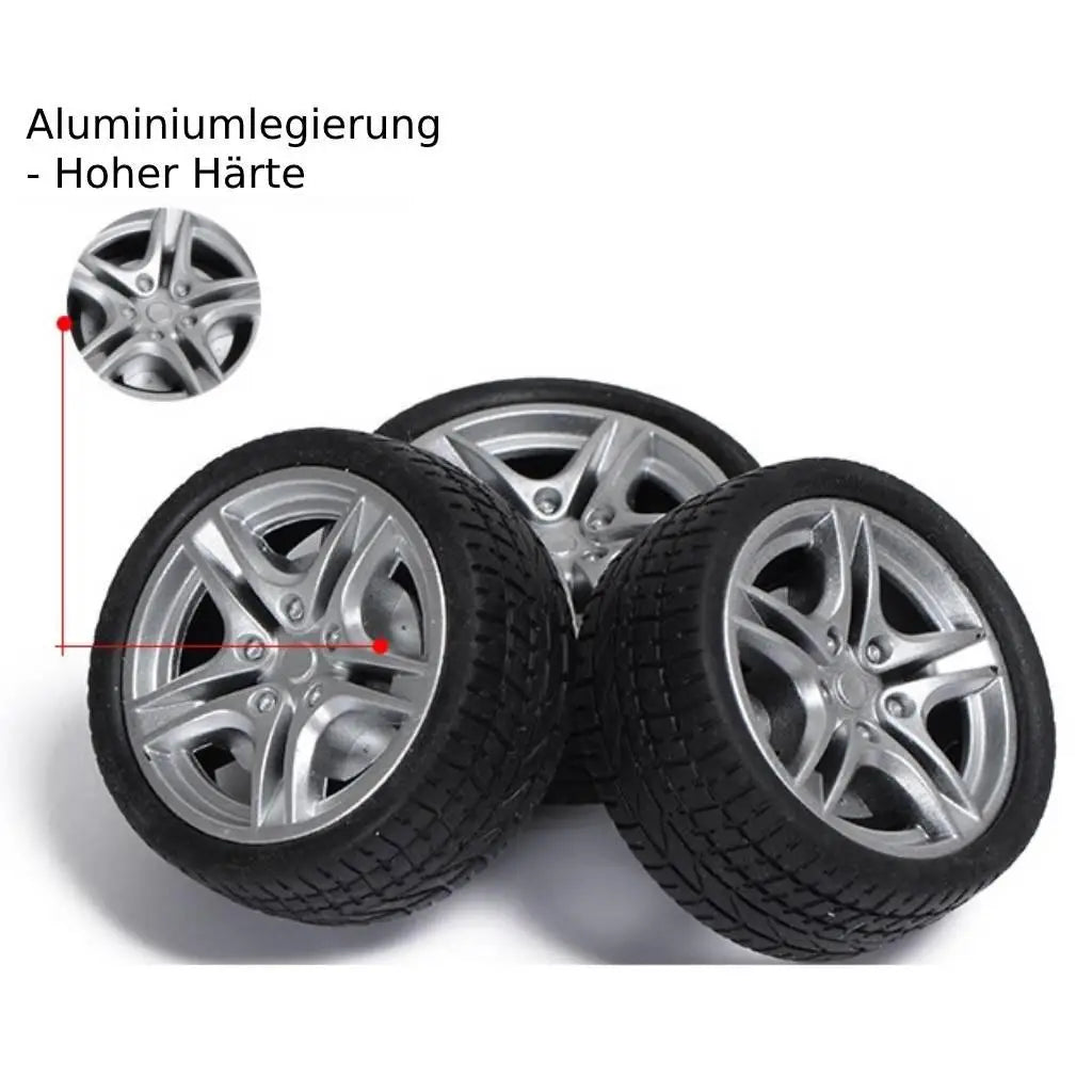 2pcs 40/48mm Toy Wheels Flat Drift Tyres DIY Car Spare Parts for Model Makin