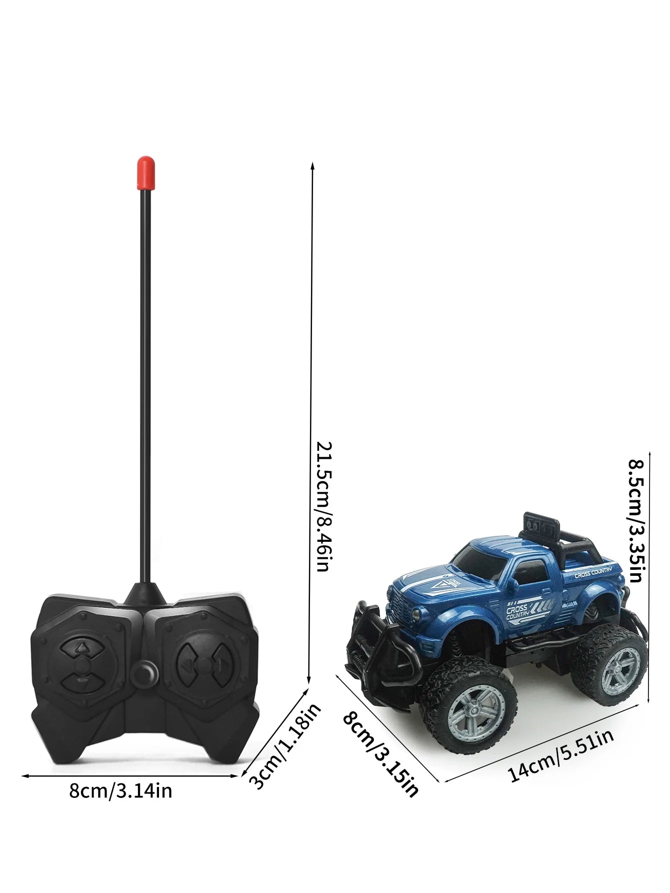 Remote controlled off-road toy car rechargeable four-wheel drive alloy climbing car high-speed remote control car