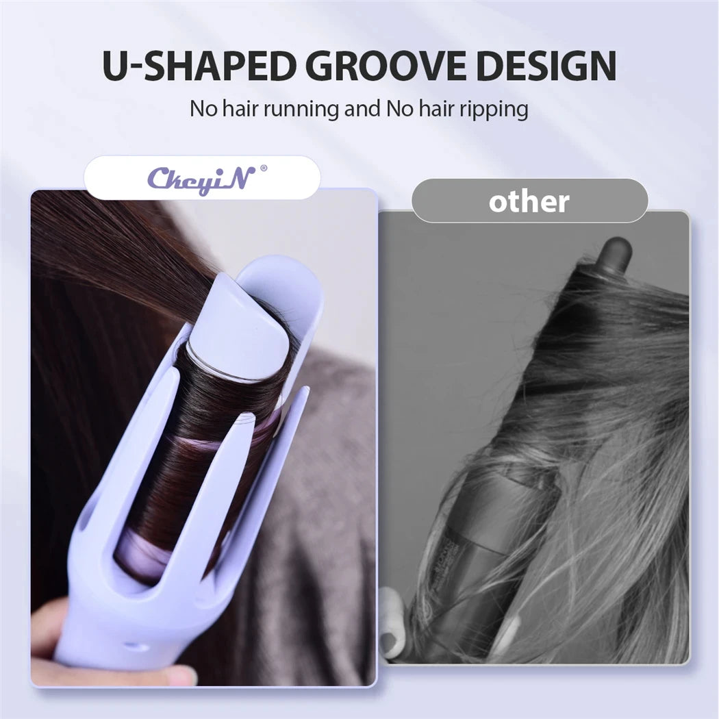 Tinsol 2 in 1 Auto Hair Curling Iron Ceramic Rotating Air Curler Air Spin Wand Styler Curl Machine Magic Hair Curler Automatic