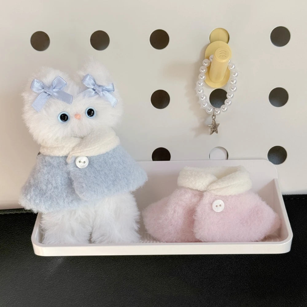 10~15cm  Doll Clothes Plush Cloak Clothes Fur Cloak Coat Doll Clothes Dress Up Accessory