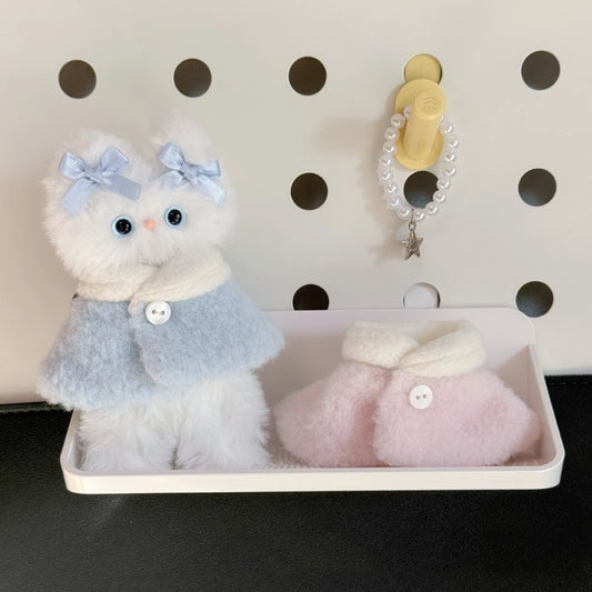 10~15cm  Doll Clothes Plush Cloak Clothes Fur Cloak Coat Doll Clothes Dress Up Accessory