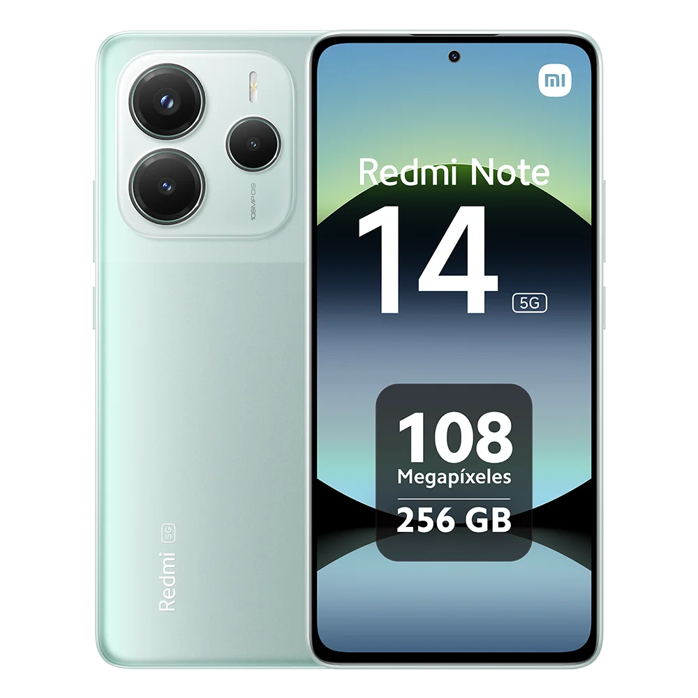 Xiaomi Redmi Note 14 5G European Version 8+256GB  Dimensity 7025-Ultra AMOLED Display 6.67" 120Hz 108MP Main Camera OIS 45W Charging, IP64, NFC