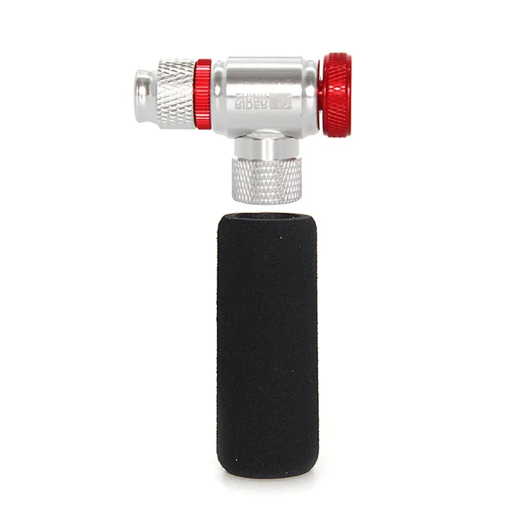 ThinkRider CO2 Pump For Bicycle Schrader Presta Adapter Bike Inflator Aluminum Tire Tube Mini Size MTB Pumps CO2 Cartridge