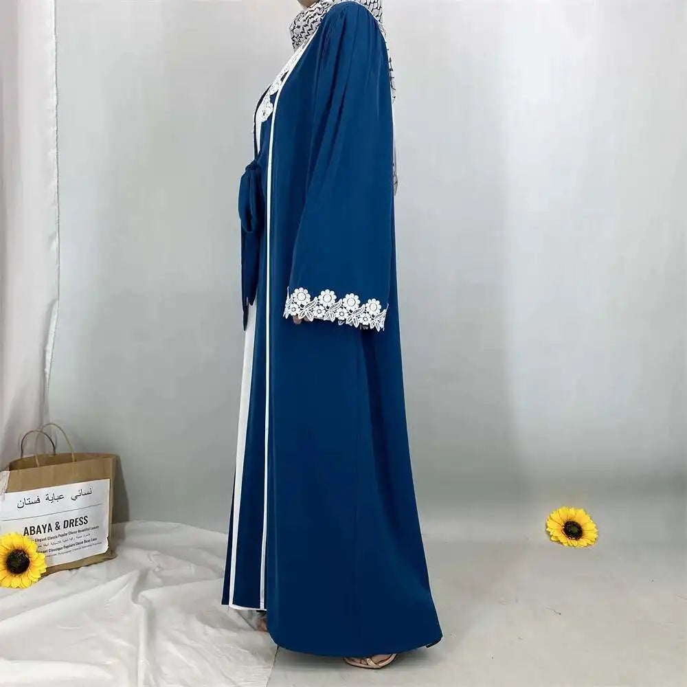 2025 Luxury Dubai Abaya Dress for Muslim Women Ramadan Eid Nida Arabia Holiday dress Jalabiya Clothing Islamic Modest Long Robe