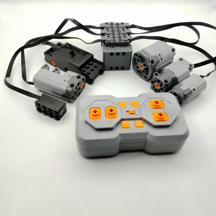 Technical Electronic Building Block MOC Refit Accessories Micro-motor RC Power Functions Parts Creative DIY Car Bricks Kids Toys