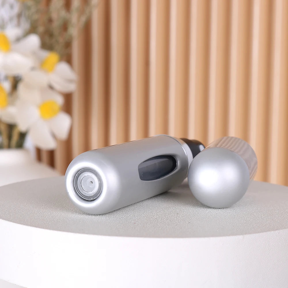 1pc Trial Size 5ml Aluminum Perfume Bottle Bottom Easy Pump Refill Perfume Spray Bottle Mini Lightweight Travel Essential