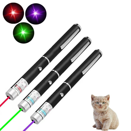 2-in-1 Mini Laser Pointer, LED Pet Training Flashlight, Scratching Toys for Pets and Cats, Christmas Gifts