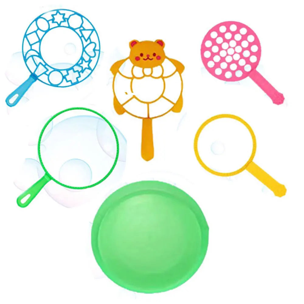 3/7Pcs Bubble Blowing Tools Soap Bubble Stick Set Bubble Blowing Toys Outdoor Kids Fun Toys Family Interactive Toys