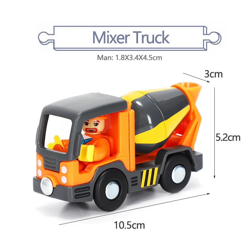 Variety Of Optional Track Magnetic Cars Multi-Purpose Vehicles Compatible Brand Wooden Scene Track Car Toys Children's Gifts W09