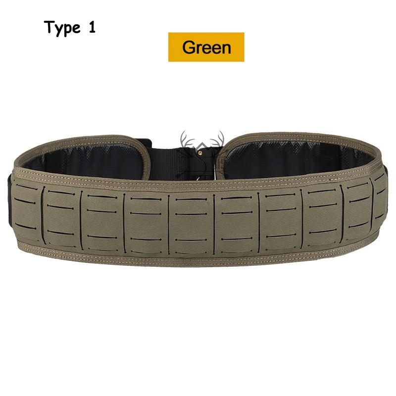Tactical Padded Belt Airsoft CS Combat Molle Airsoft Belts Duty Paintball Waist Belt War Game Hunting Accessories