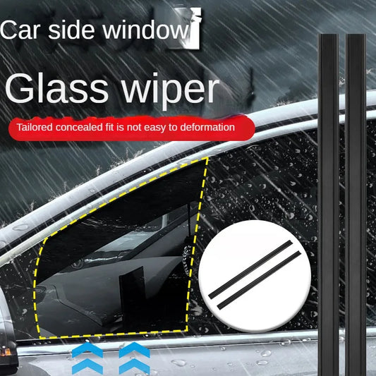 2pcs Universal Car Side Window Wiper Accessories Window Cleaning Tool For Car Water Mist Removal Wipers Blade