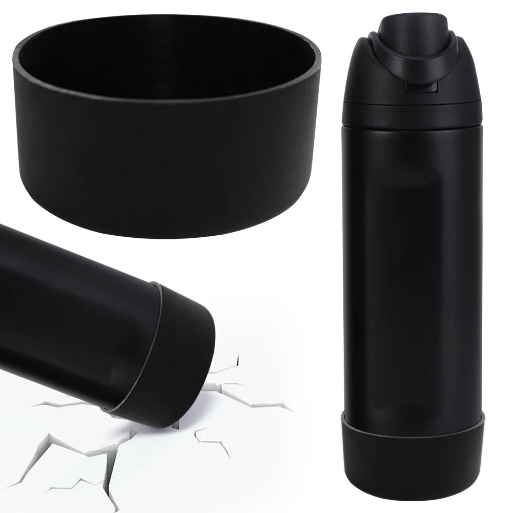 Silicone Water Bottle Boot Anti-Slip Protective Sleeve Bottom Cover Bottom Protector for Owala 24oz Flask Water Bottle