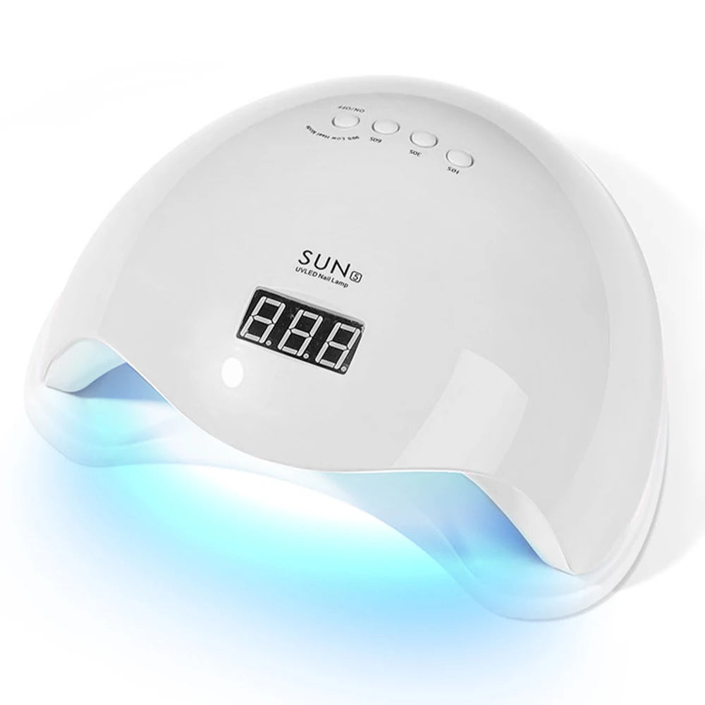 YIKOOLIN UV LED Nail Lamp 48W Nail Dryer with 4 Timers LCD Display Fast Curing of All Gel Nail Polish Nail Dryer Salon Tool