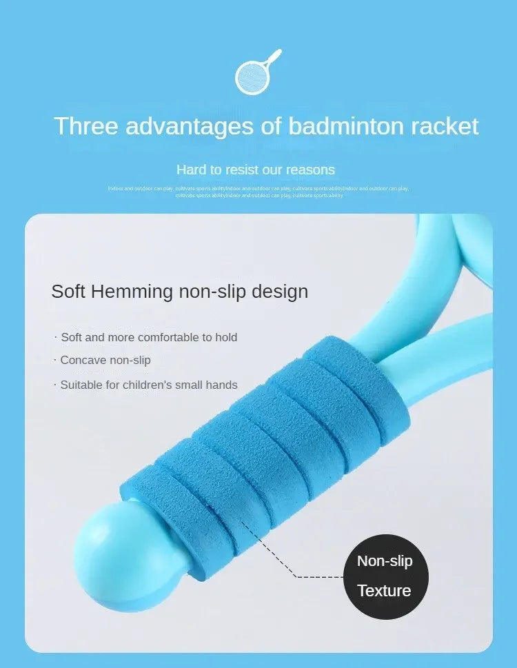 2 Badminton Racket Send Badminton Tennis Outdoor Sports and Leisure Two Parent Child Interactive Toys