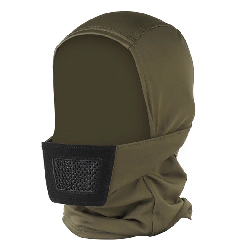 Tactical Knight Mask Outdoor Breathable Elastic Soft Mask Shooting Airsoft Free Ears Face Protective Airsoft Combat Headgear