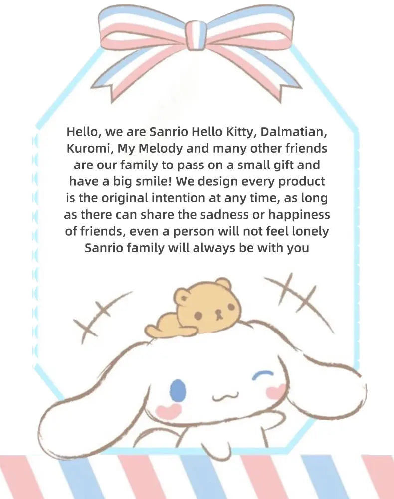 14CM Sanrio Pendant Kuromi Melody KT Cogimyun Cinnamoroll Pochacco Backpack Cute Decoration Holiday Gifts for Boys and Girls