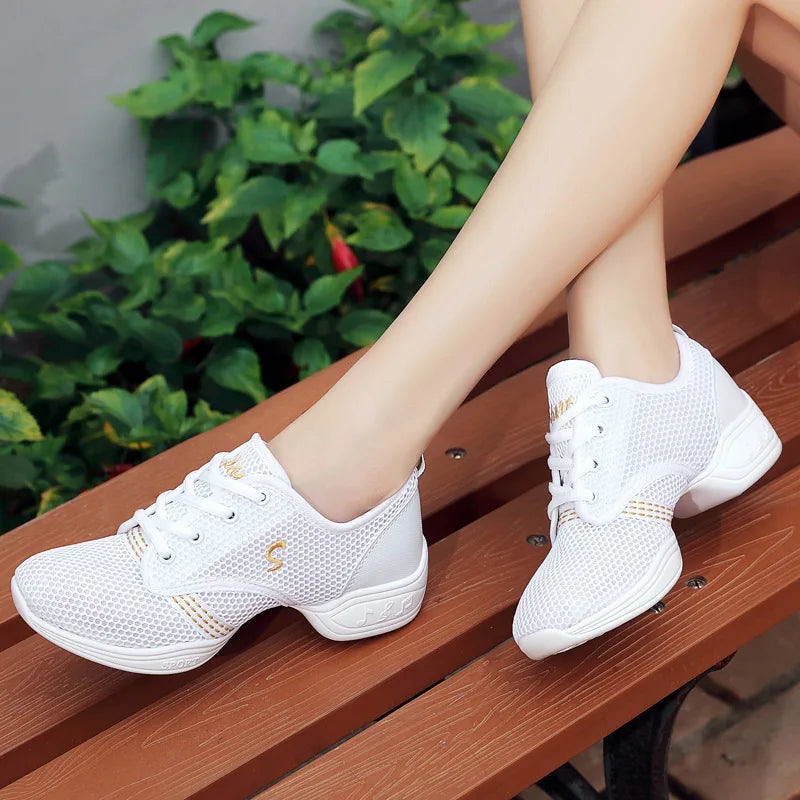 Woman Jazz Dancing Shoes Women Girl's Teacher's Latin Dance Shoes Ballroom Modern Salsa Practise Shoes Dance Lady Sneaker