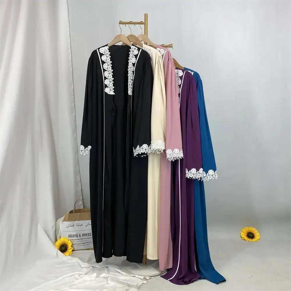 2025 Luxury Dubai Abaya Dress for Muslim Women Ramadan Eid Nida Arabia Holiday dress Jalabiya Clothing Islamic Modest Long Robe