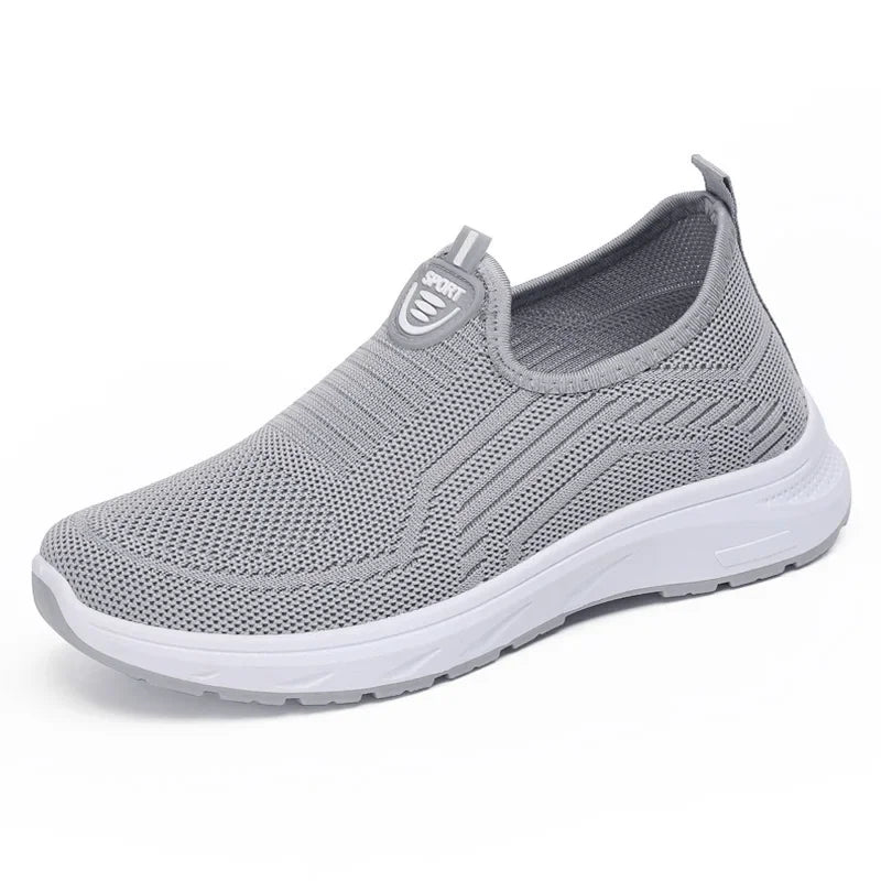 Shoes for Women Lightweight Breathable Big Size Lady Flats Slip on Casual Shoes Outdoor Sport Tennis Shoes Fashion Sneakers