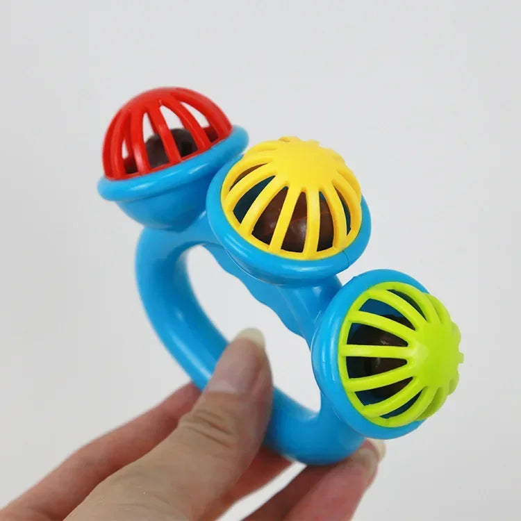 1/4PCS Newborn Hand Rattle Ball Baby Toys Grasping Hand Bell Sensory Toys Kids Safety Materials Toys for Baby Children Best Gift