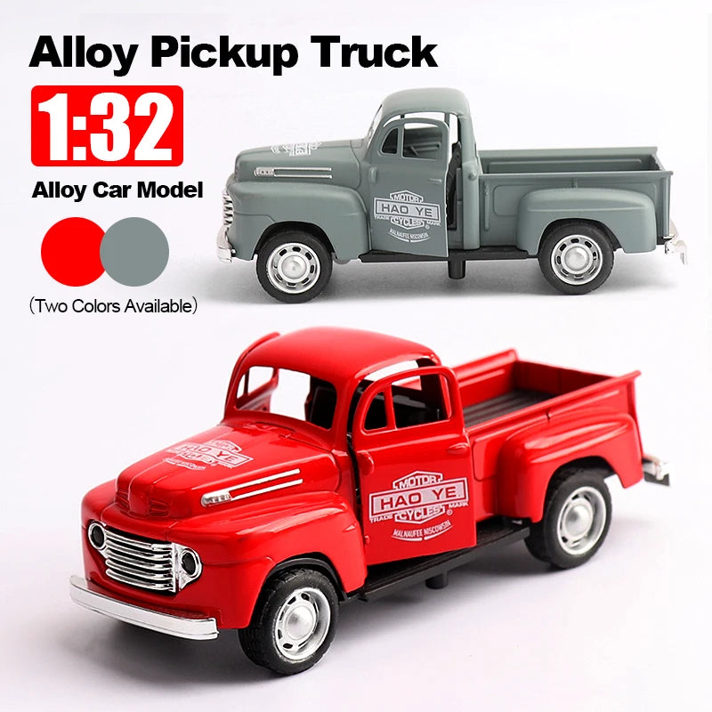 1:32 Alloy Car Model Simulation Car Cartoon Cute Children's Car Bus Pull Back Toy Car Tabletop Small Decoration Toy