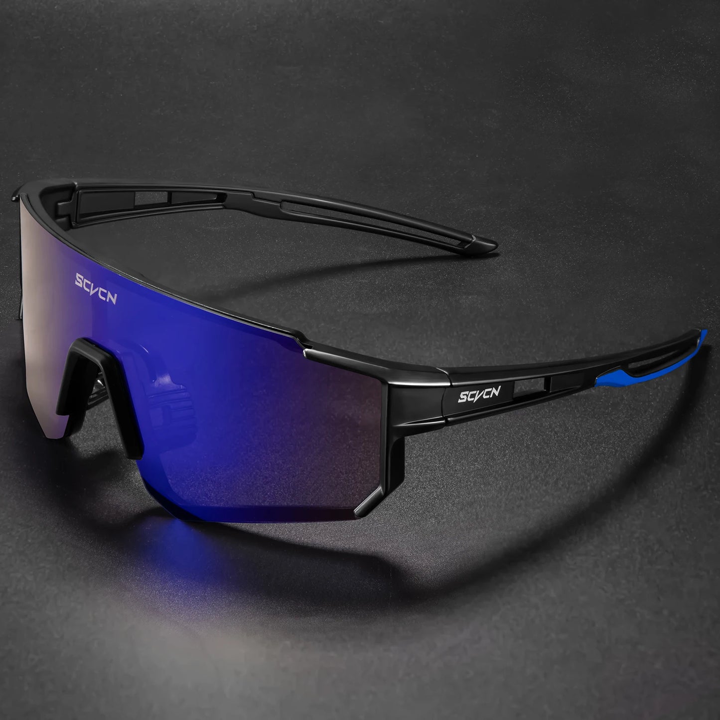 SCVCN Sunglasses for Men Sport Cycling Glasses Bike Mountain Bicycle Hiking Camping Golf UV400 Protection Glasses Women Baseball