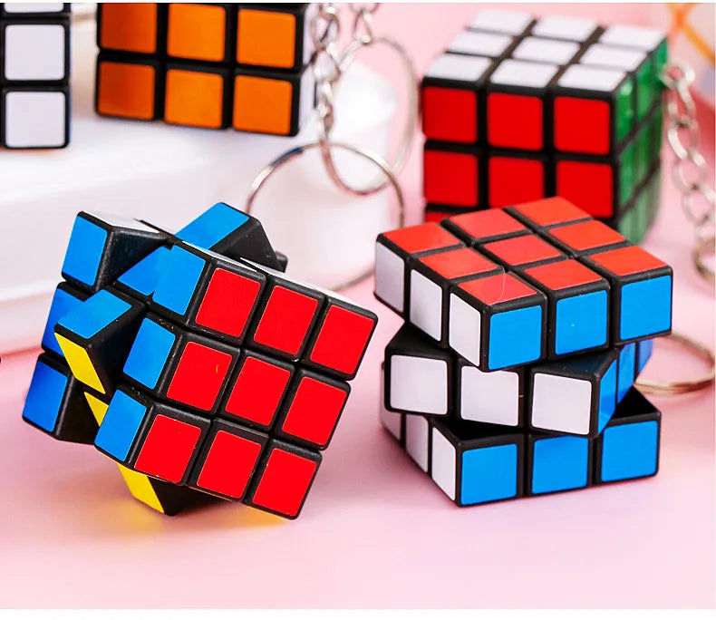 12Pcs 3cm Mini Magic Cube Children Educational Toys Kindergarten Prize Kids Birthday Party Favors Goodie Bag Pinata Fillers