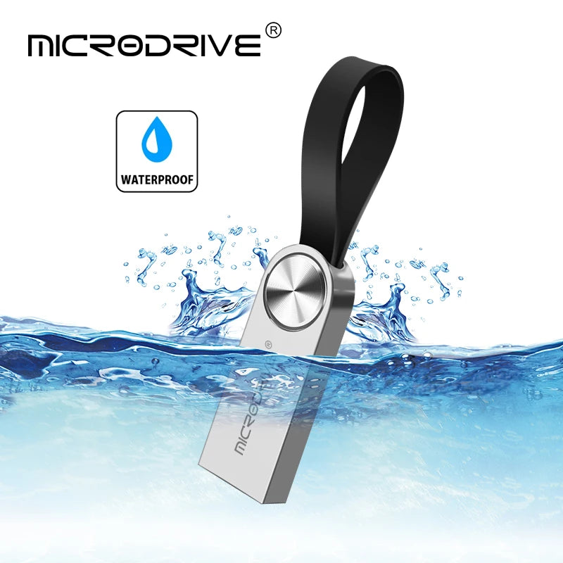 Waterproof Pen Drive 128GB USB Flash Drive 64GB 32GB 16GB 8GB 4GB Memory Stick флешка U Disk Memoria Cel USB For Nootbook