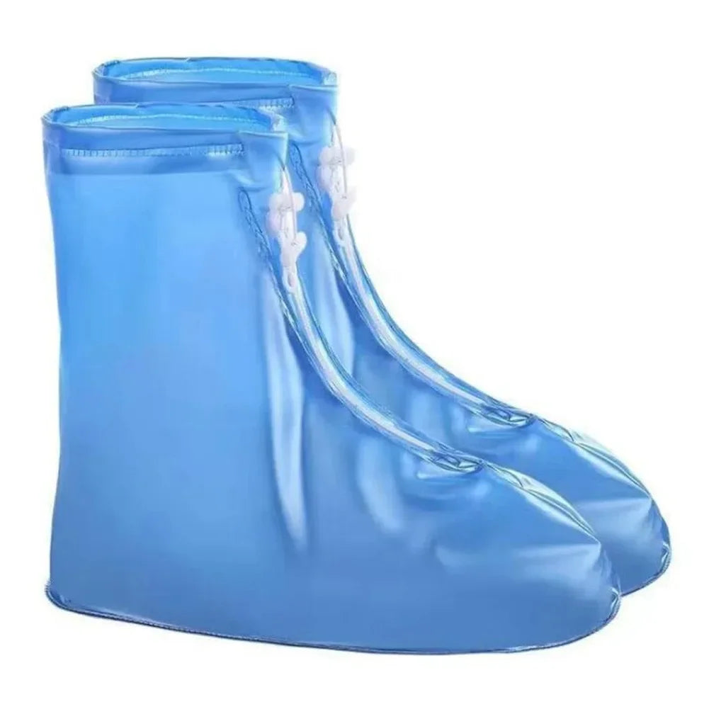 Shoes Cover Rain Waterproof Quality Thick Shoes Protectors Rain Boots PVC Non-Slip Rainy Shoe Cover Adult Kids Water proof shoes