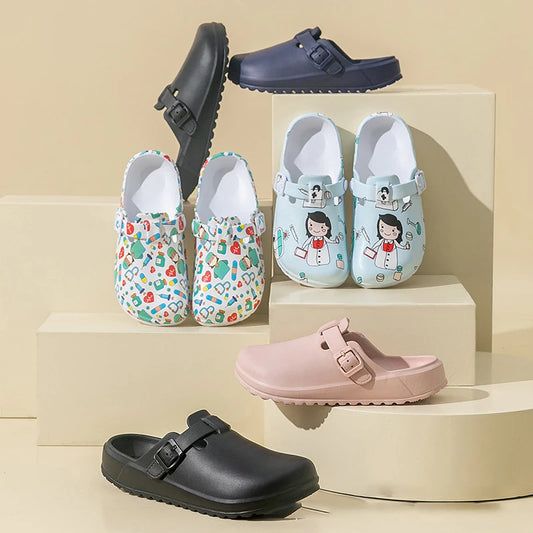 Surgical shoes for men and women breathable specialized protective clogs for doctors nurses and laboratory use sandals